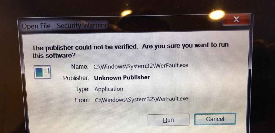 What is Werfault.exe and How to Fix it on Windows 10